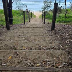 Local beach in Coffs
