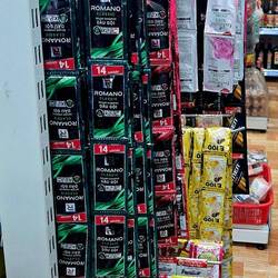 Intriguing, little packets for travel shampoo, etc. 75 cents for about 20