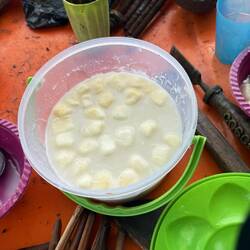 The sweet snack they offered us. I think maybe made from cassava