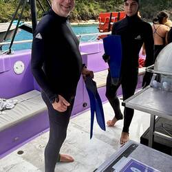 nach dem Schnorcheln