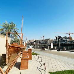 Al Ghubaiba - am Dubai Canal entlang