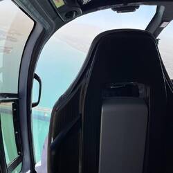 unser Pilot erklärt uns alles über Headset