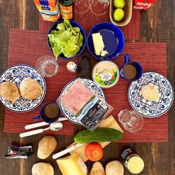 Frische selbstgemachte Brötchen!