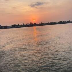 Su setting while we are on ferry #2