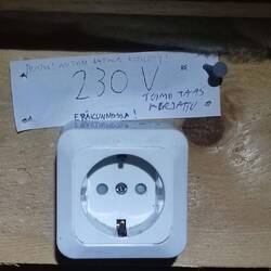 Humour at the wilderness cabin.