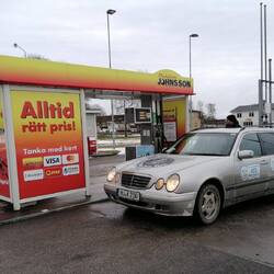 Erster Tankstop
