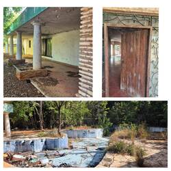 Unser Hotel... 😅😅 war mal eins, bin dann raus gerannt weil da drin jemand geschlafen hat😅🙈🙈