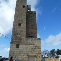 Semaphore Tower, Gharghur. One of 6 towers constructed to facilitate communication across the island