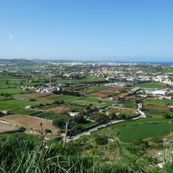 View north from Victoria Lines near Gharghur