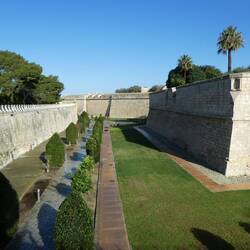 Defensive moat around Mdina