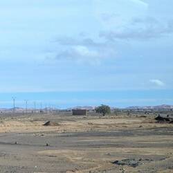 In der Ferne die Sanddünen