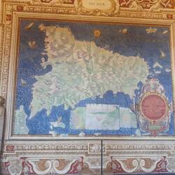 Die Karte von Sizilien