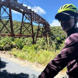 The tressel from below.