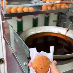 Fried corn bread