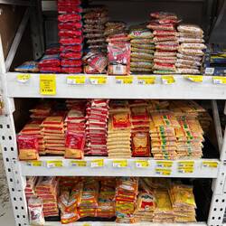 Corn section of Filandia grocery store