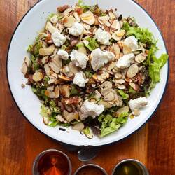 Typical salad at Helena's ($7)