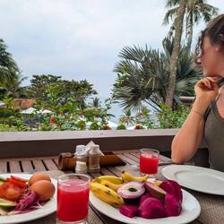 Frühstücken im Hotel