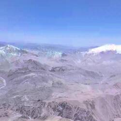 Flight access the Andes