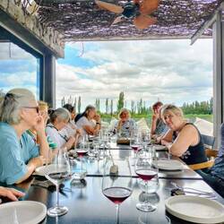 The group at luncheon.