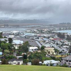 Vue du lookout Bluff Hill Domain