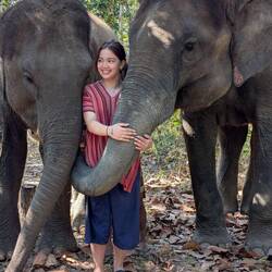 The grown ups were much more serene