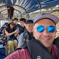 It was much nicer on the water