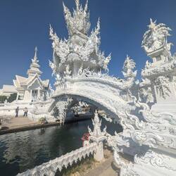 It was all white and mirrors