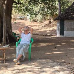 Just lie back and stare at the river