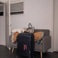 Unpacked and washing running. Who am I?