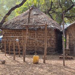 The local fitness center! Serious weights for lifting, biceps curling, pull-ups