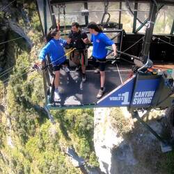 Freier Sprung nach vorne