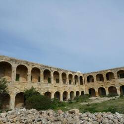 Former barracks, then isolation hospital, now abandoned