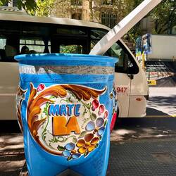 Gleich neben dem Café... das Mate Museum