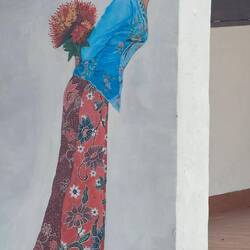 Achtung beim im die Ecke gehen.