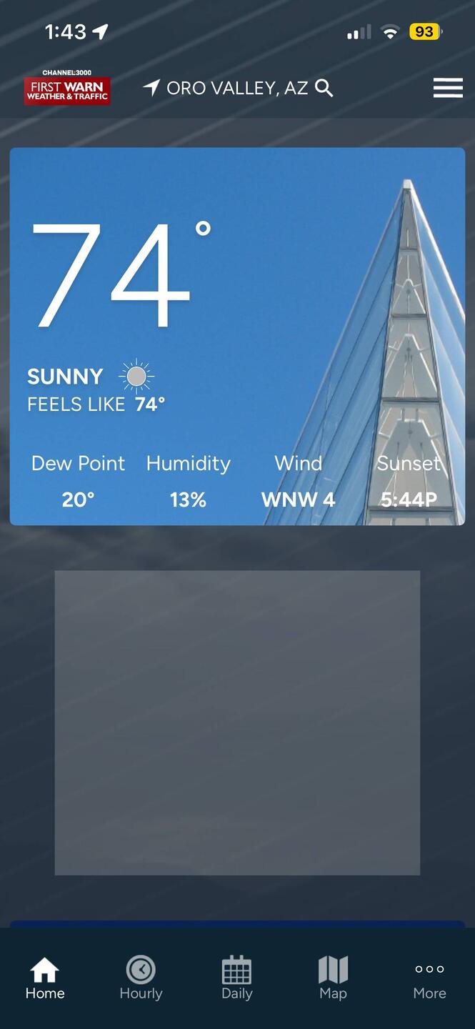 Typical day here! Wish we could stay here until Wisconsin warms back up!