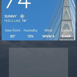 Typical day here! Wish we could stay here until Wisconsin warms back up!