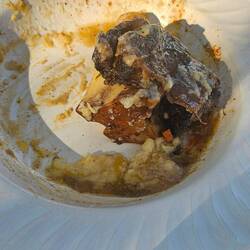 Braised ribs & potato puree