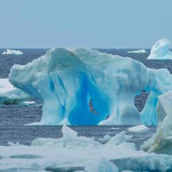 Ice sculpture — Weddell Sea, Antarctica.