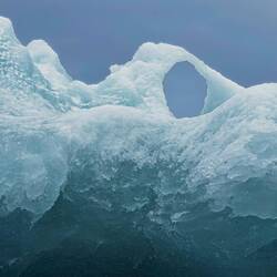Ice sculpture — Weddell Sea, Antarctica.