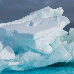Piles of ice — Weddell Sea, Antarctica.