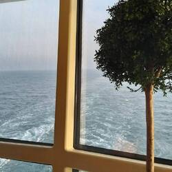 Ausblick beim Frühstück