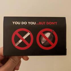 Sign from our hotel room