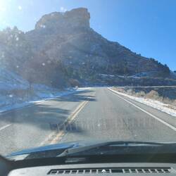 "Der" Berg als Wahrzeichen von Mesa Verde.