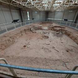 Mal auf freier Strecke ausgegraben ohne Cliff.