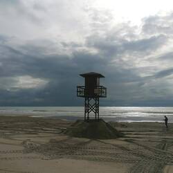 Die Türme geschützt vor kommenden Sturm