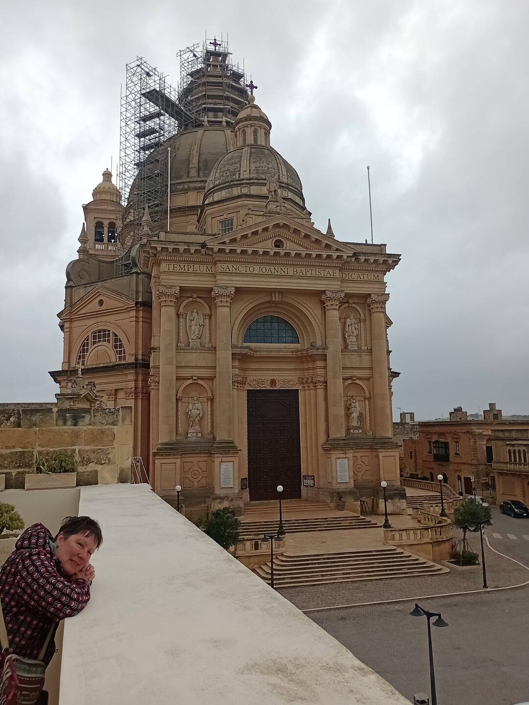 Rotunda of Xewkija, from our deck