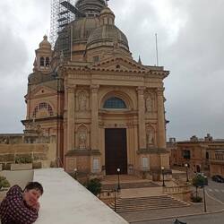 Rotunda of Xewkija, from our deck
