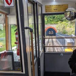 Cable car ride in Wellington