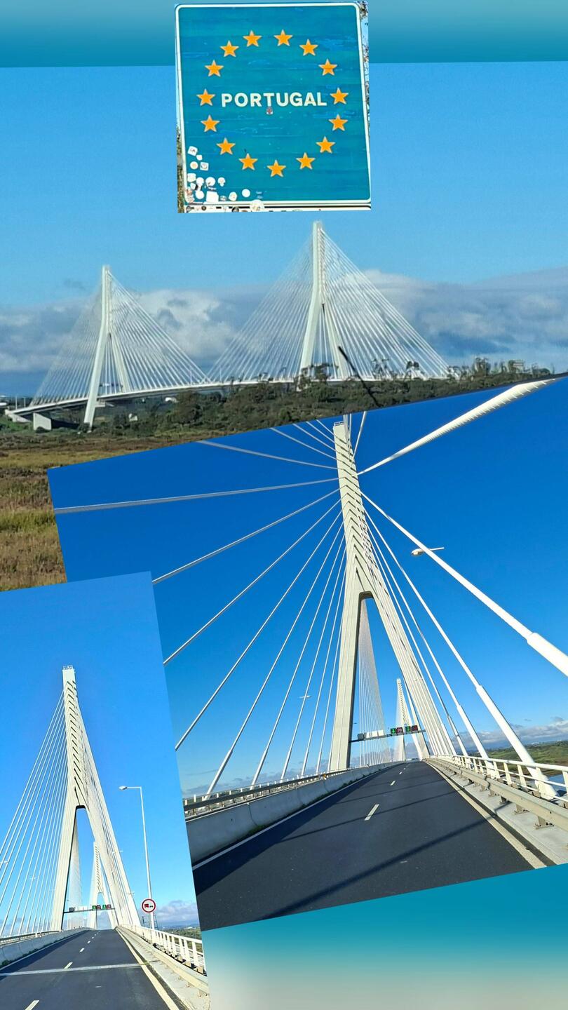 Sie, die berühmt berüchtigte Brücke über den Guadiana, ist mir doch immer noch ein Foto wert.