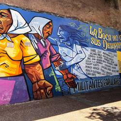 In Gedenken an die verschwundene Personen während der letzten Diktatur